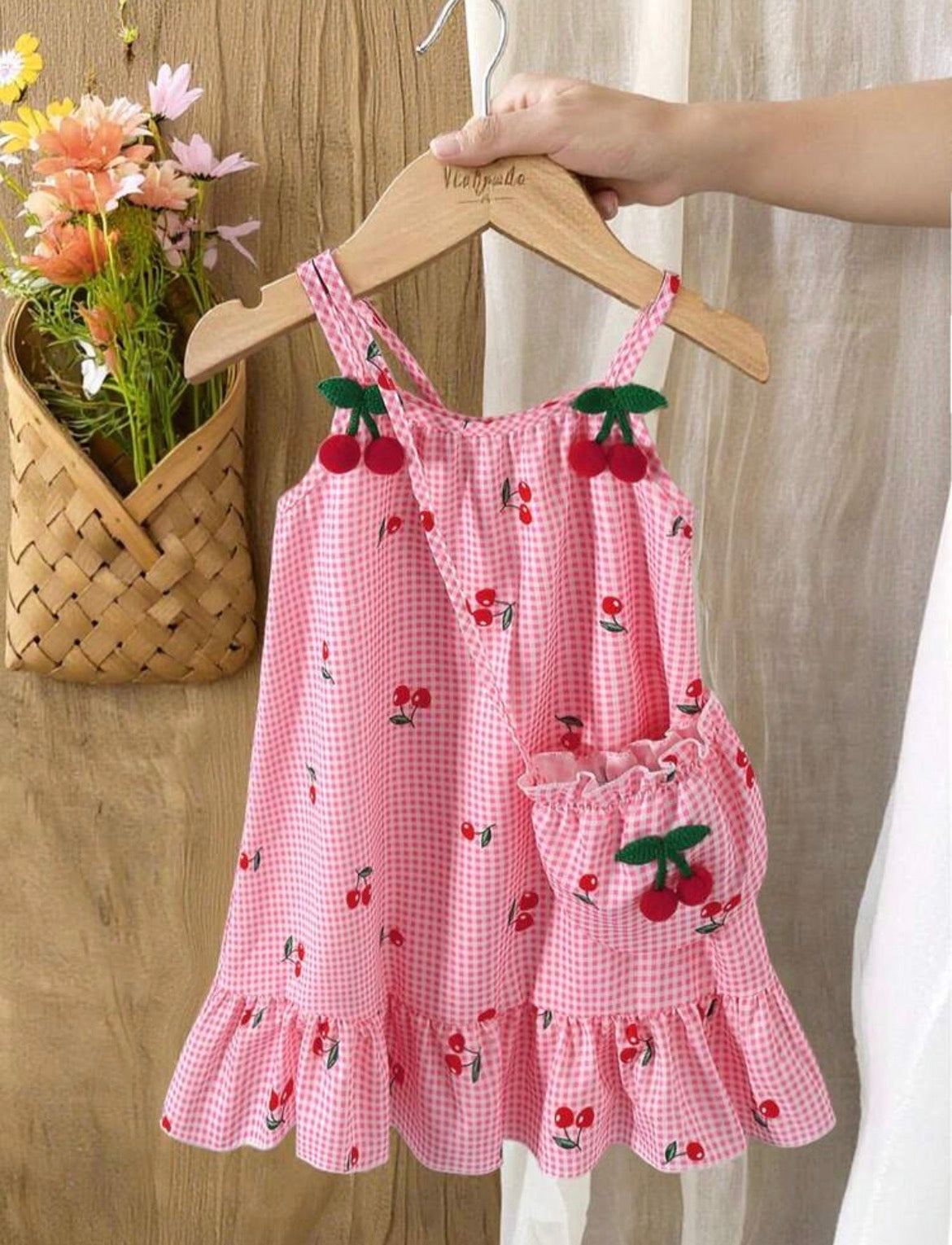 Sleeveless Jacquard Texture Pinafore Dress