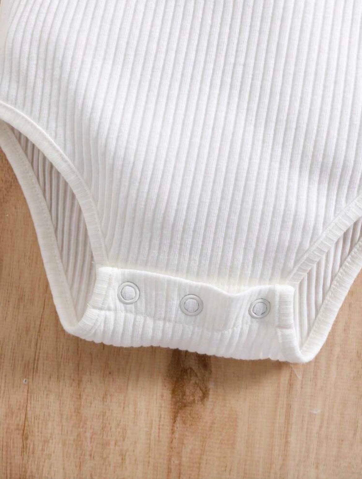 Ruffled Strap Knitted Bodysuit