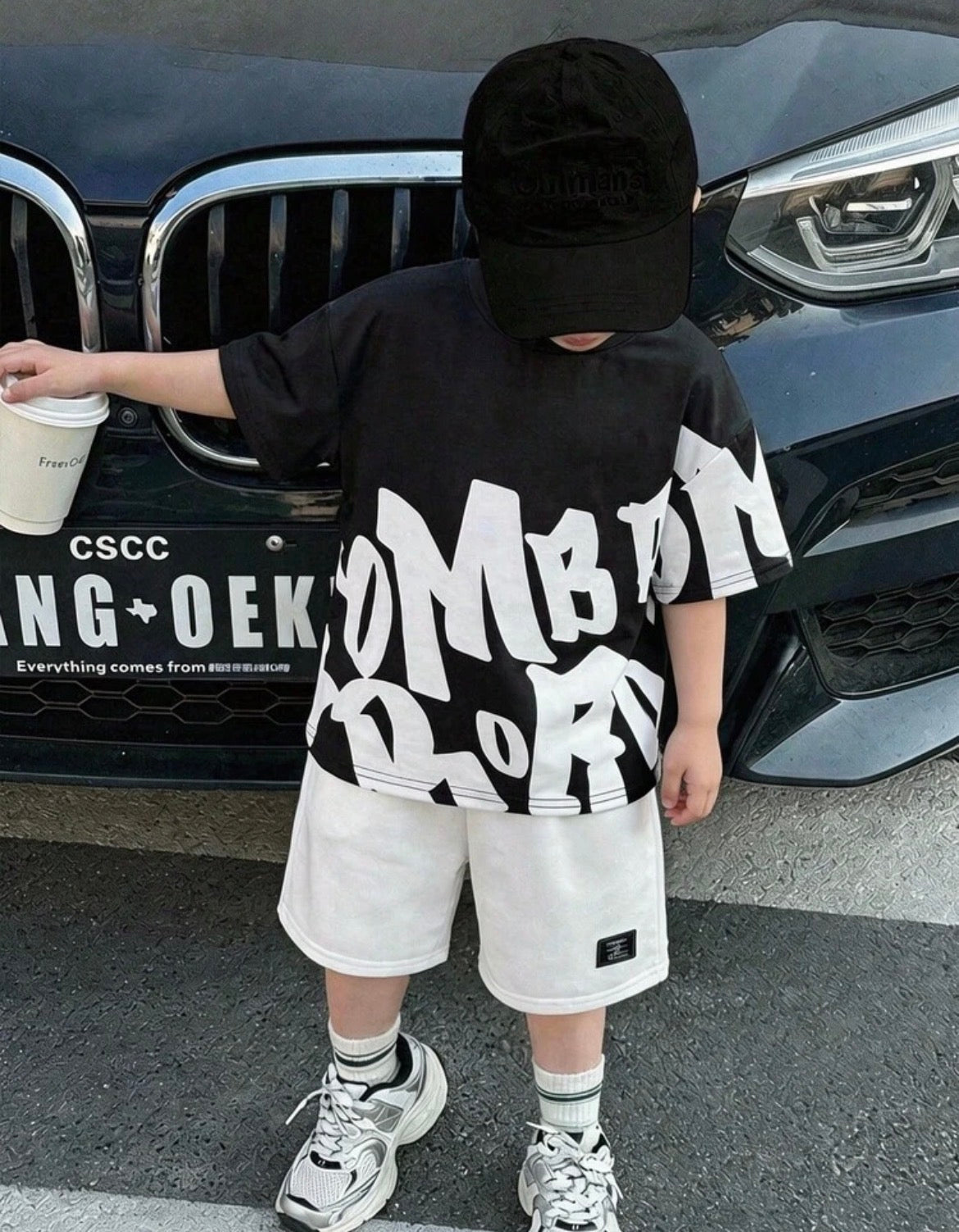 2pcs Baby Short Sleeve T-Shirt And Shorts Set