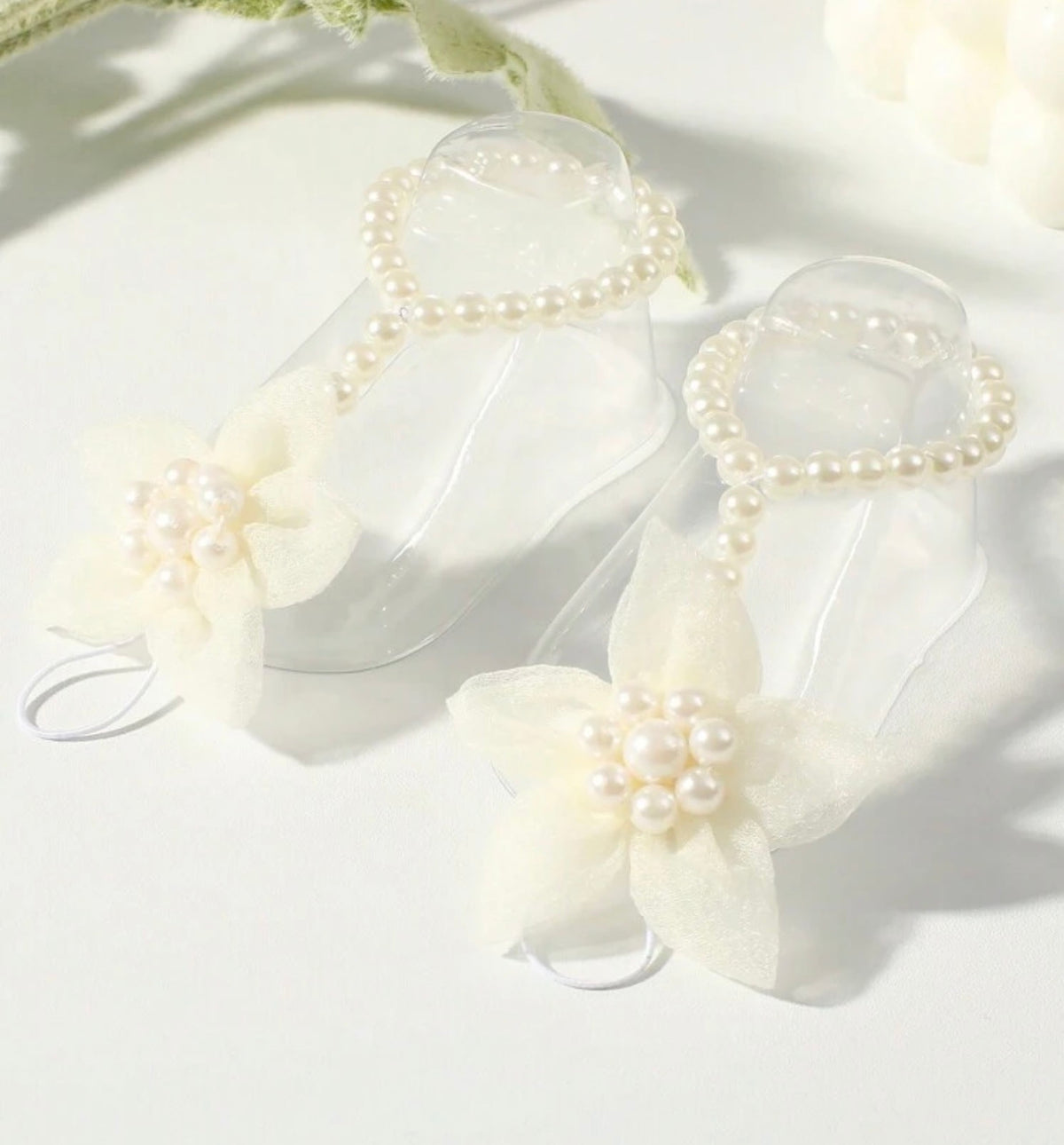 Baby Flower Anklet, Photography Props