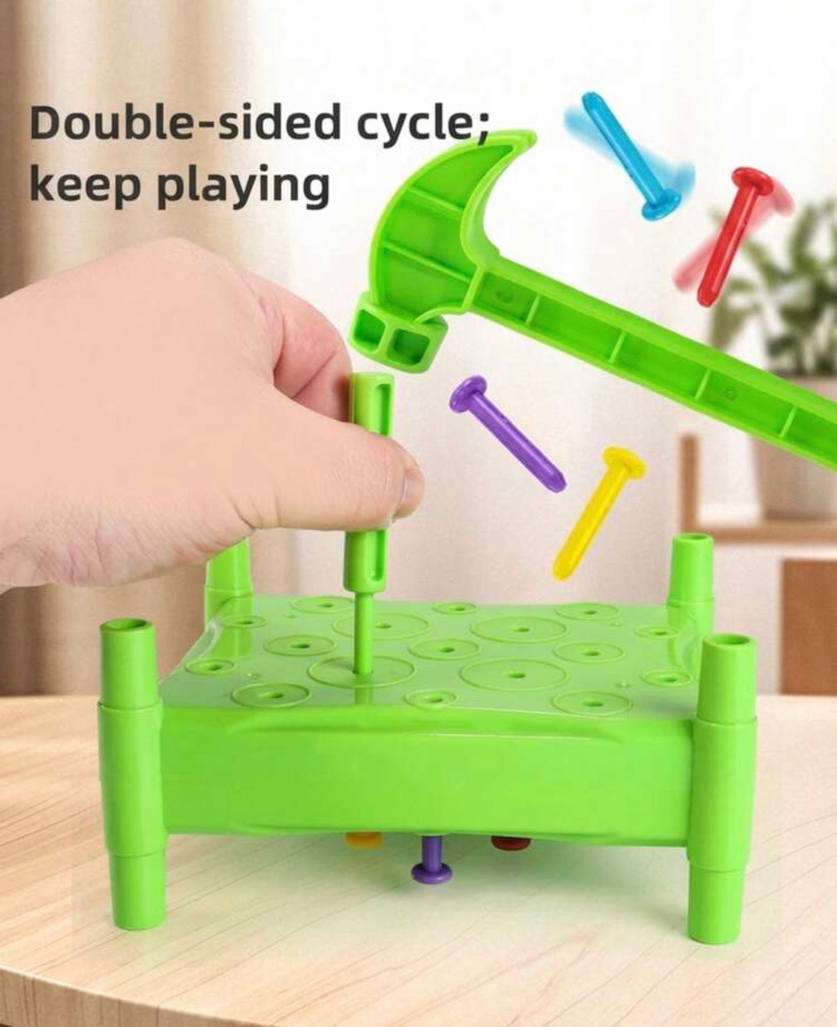 Nail Hammer Game, Exercise Hand Strength, Strength Training,