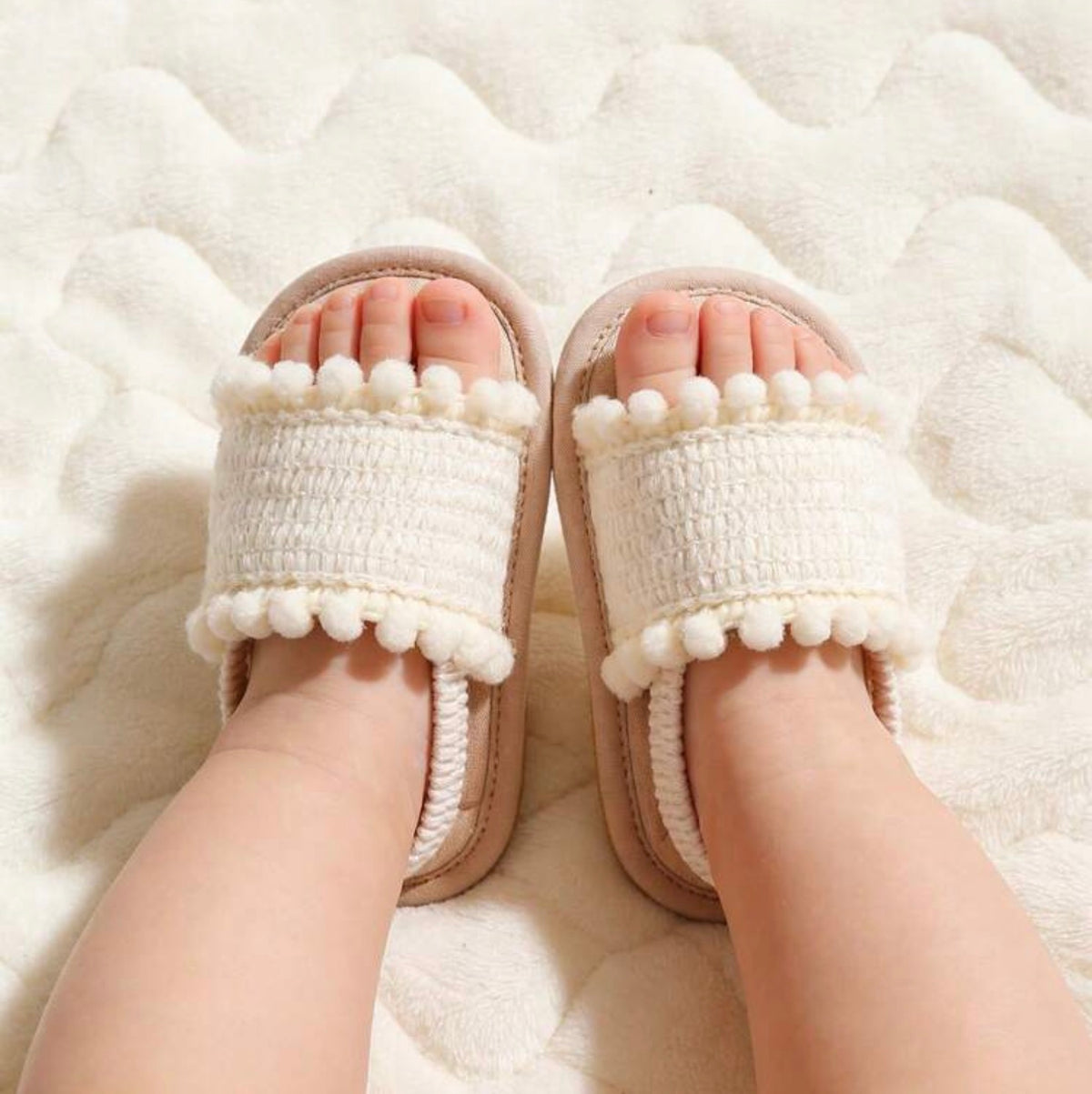 Bubble beige sandals