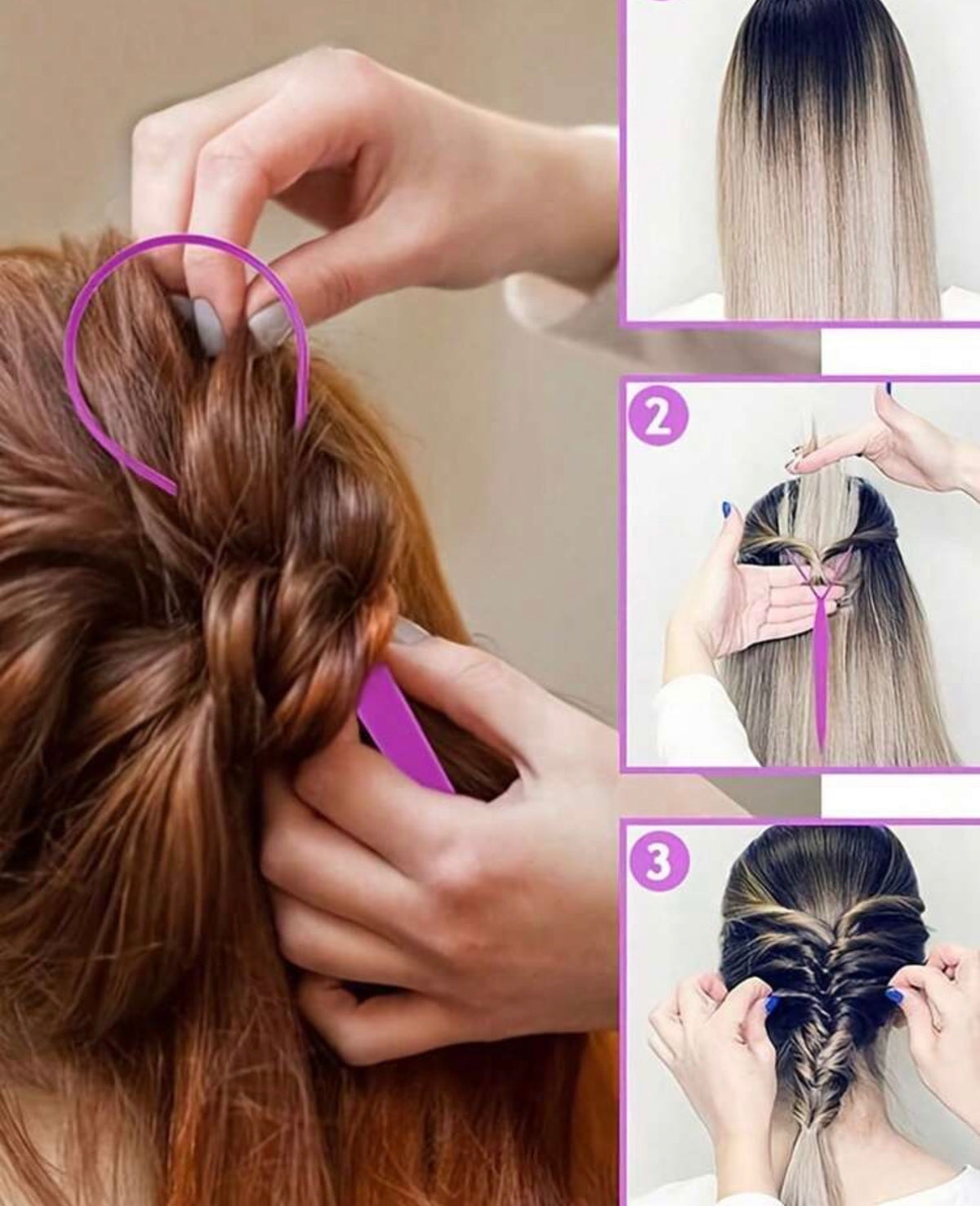 9pcs Unicorn Hair Comb Set