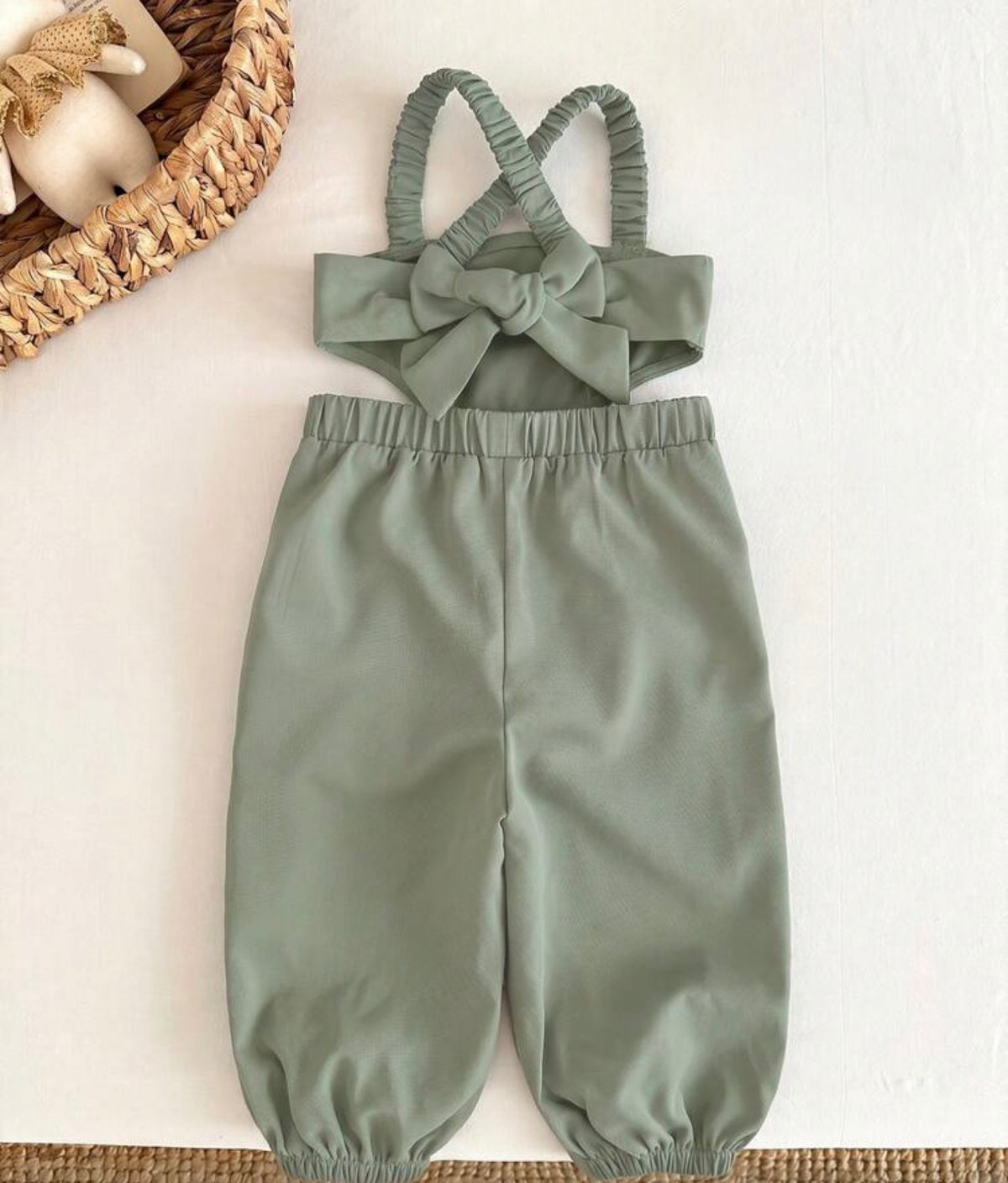 Criss-Cross Backless Jumpsuit