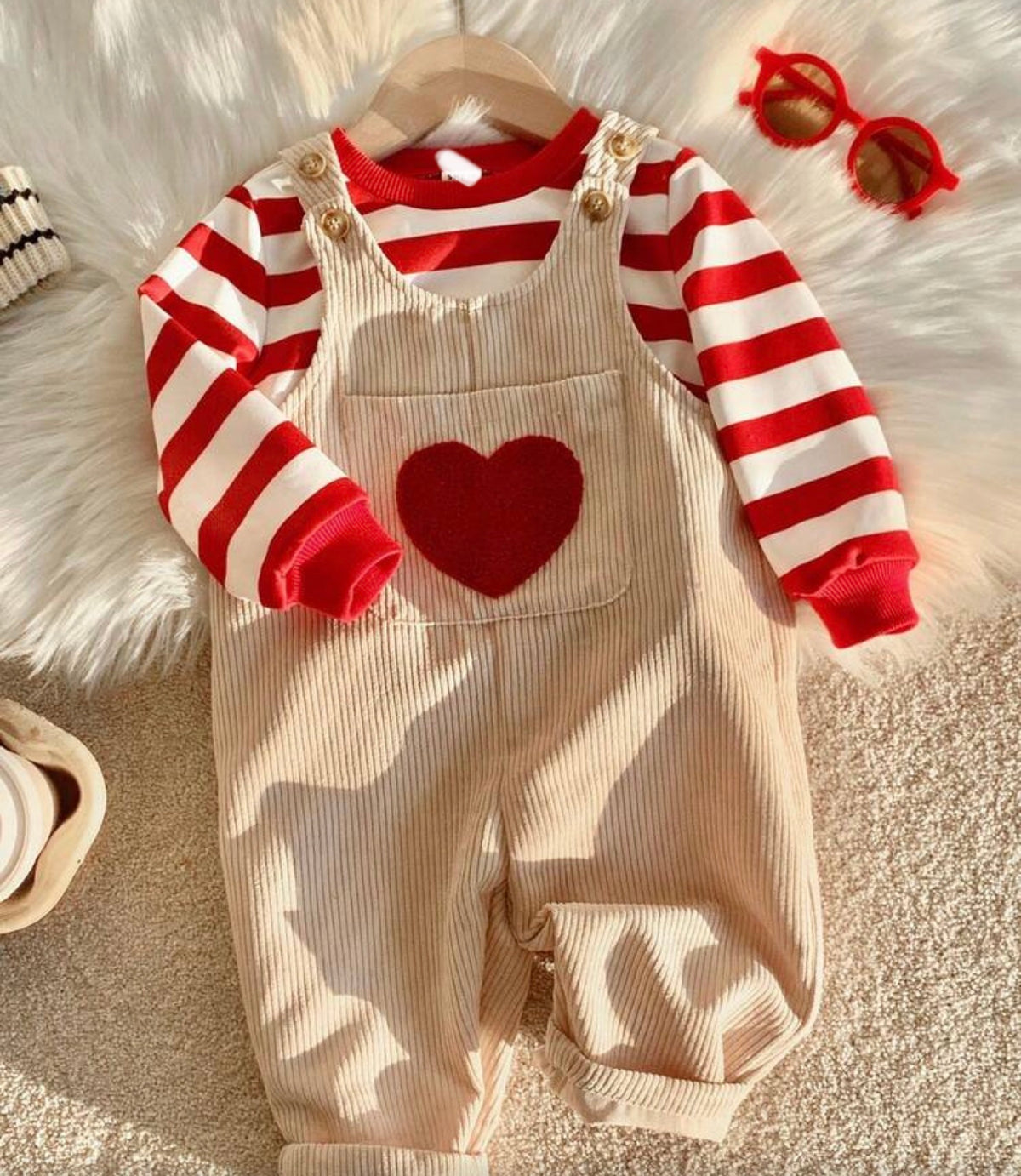 Heart Embroidery Jumpsuit