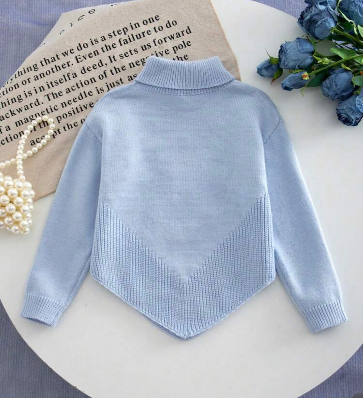Sweater Floral And Bow Autumn