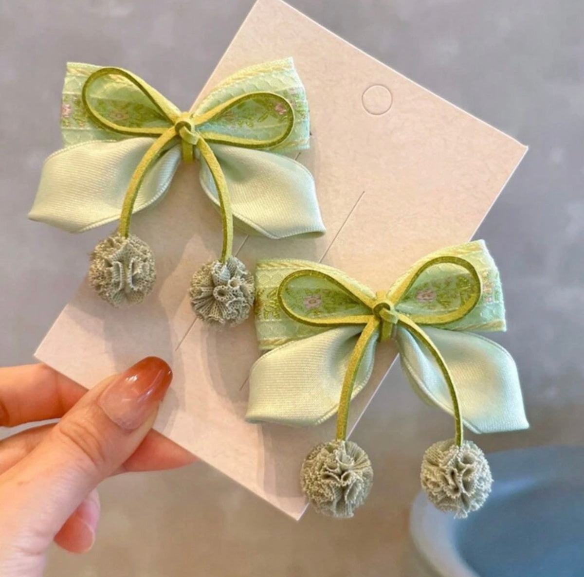 2pcs Bowknot Hair Clips