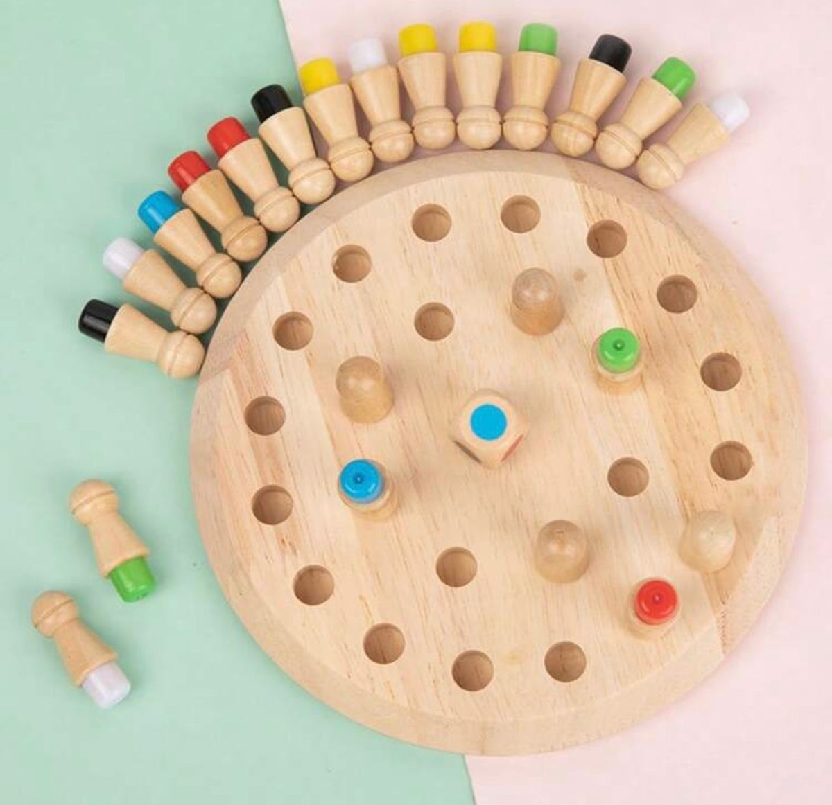 Wooden Stick Memory Game