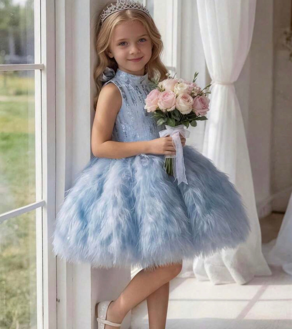 Sleeveless Elegant Party Dress Princess