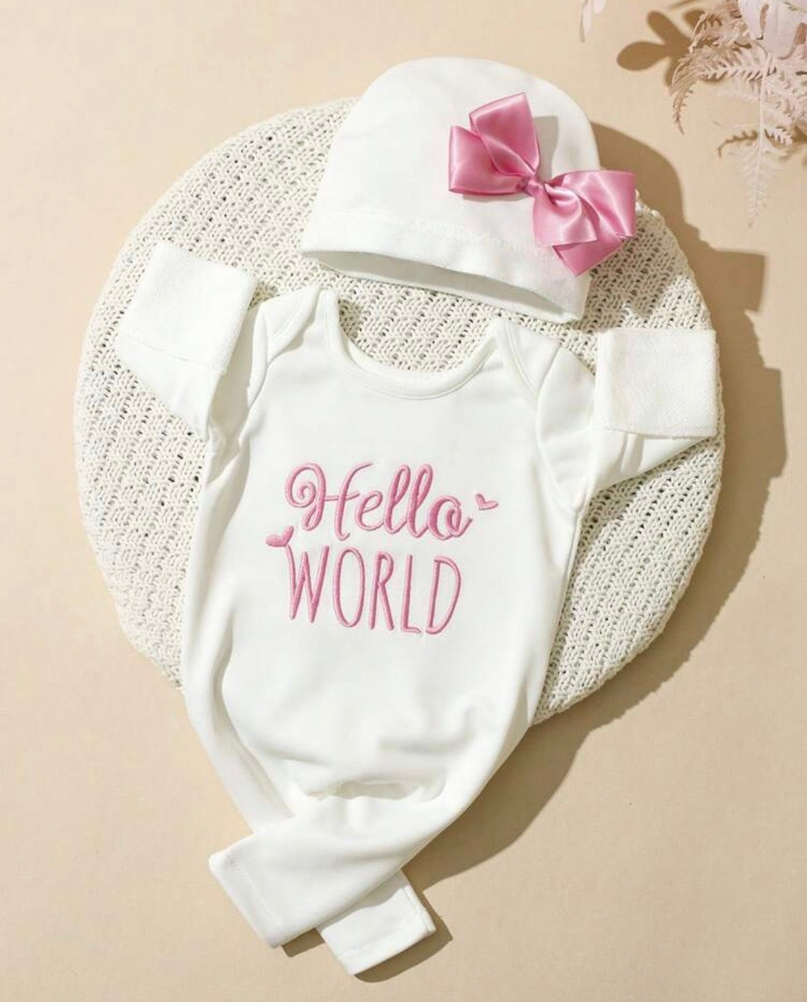 Bowknot Baby Girl Long Sleeve Romper