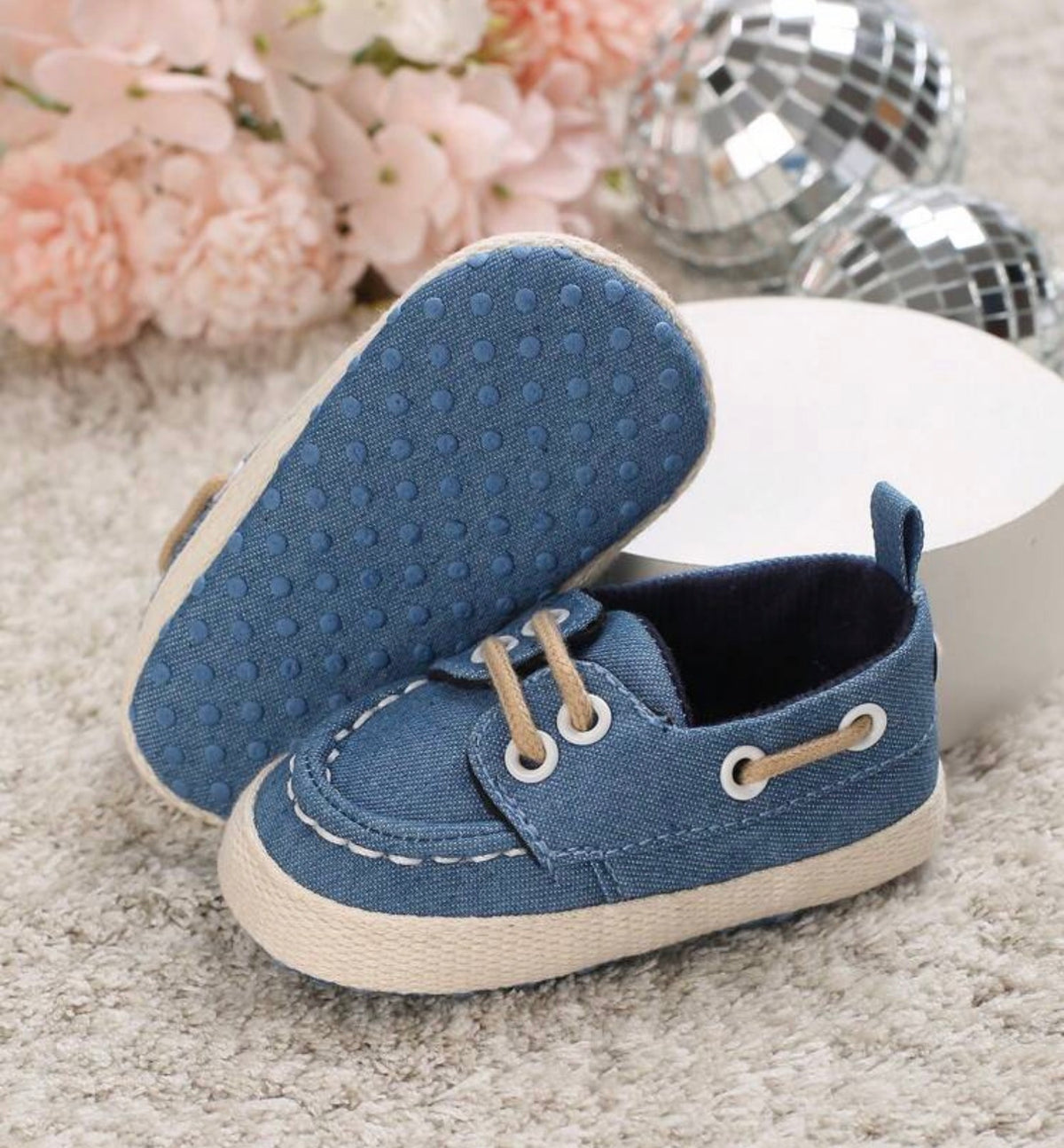Shoes With Perforation Detail And Front Strap Closure
