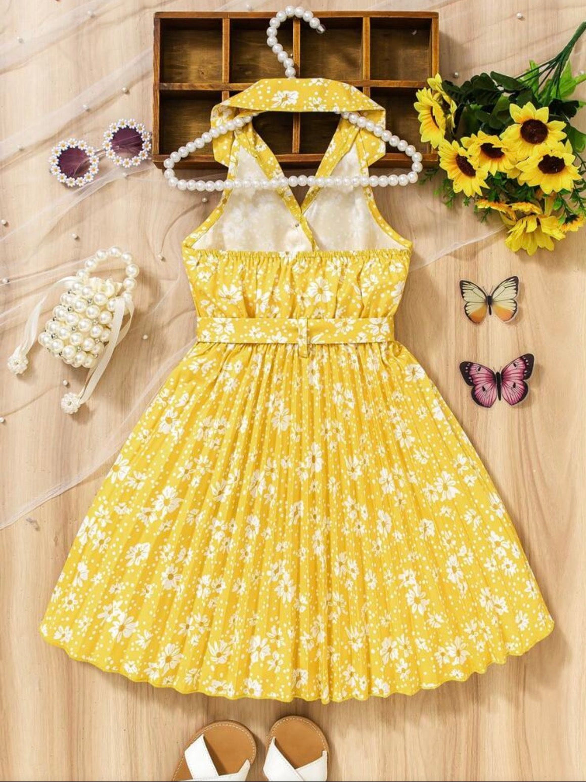 Ditsy Floral Spaghetti Strap Dress