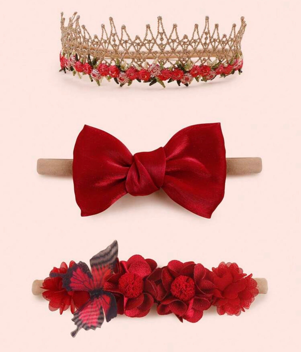3pcs Butterfly Flower