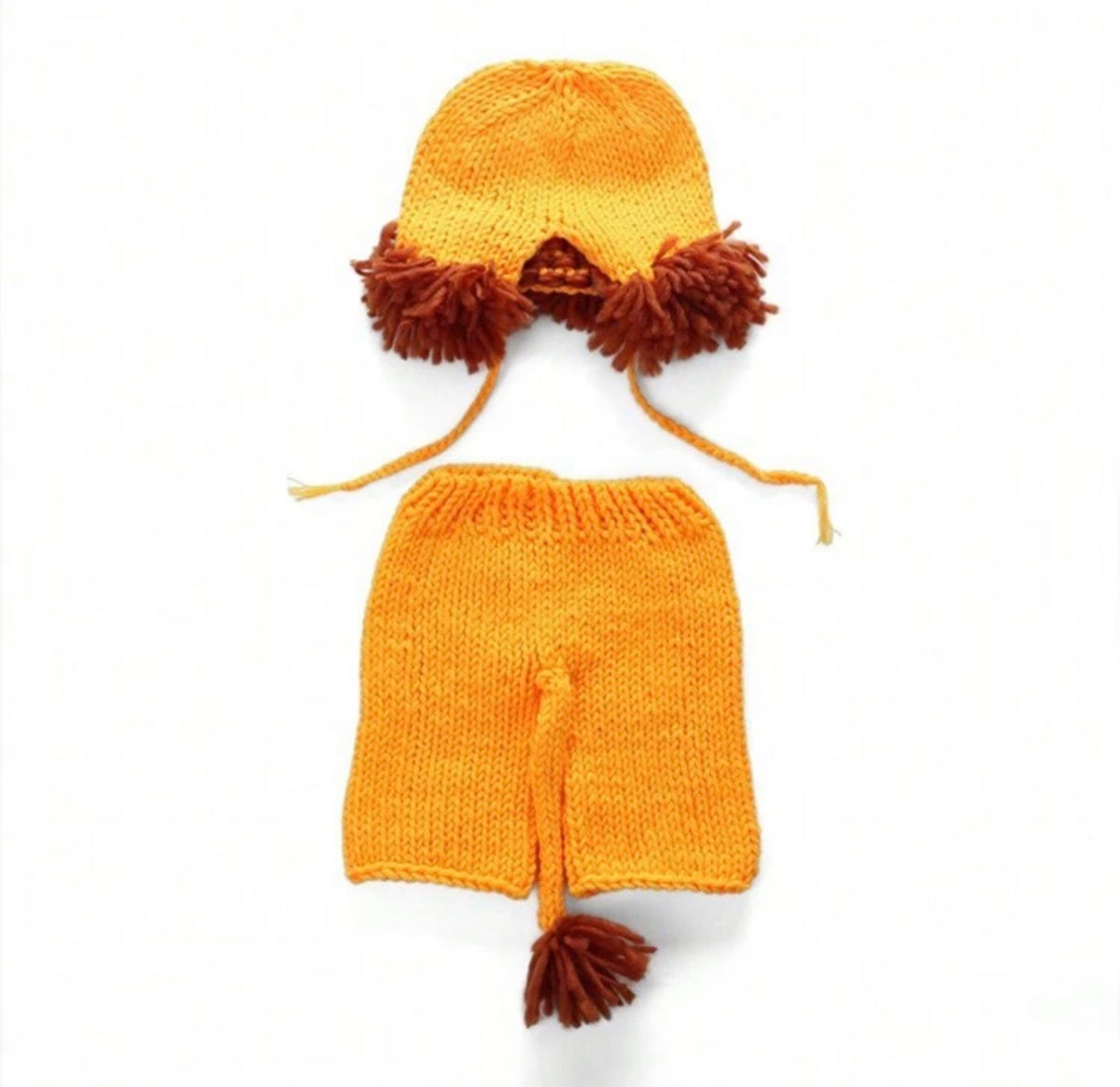 Yellow Little Lion Photography Cartoon Commemorative Clothes