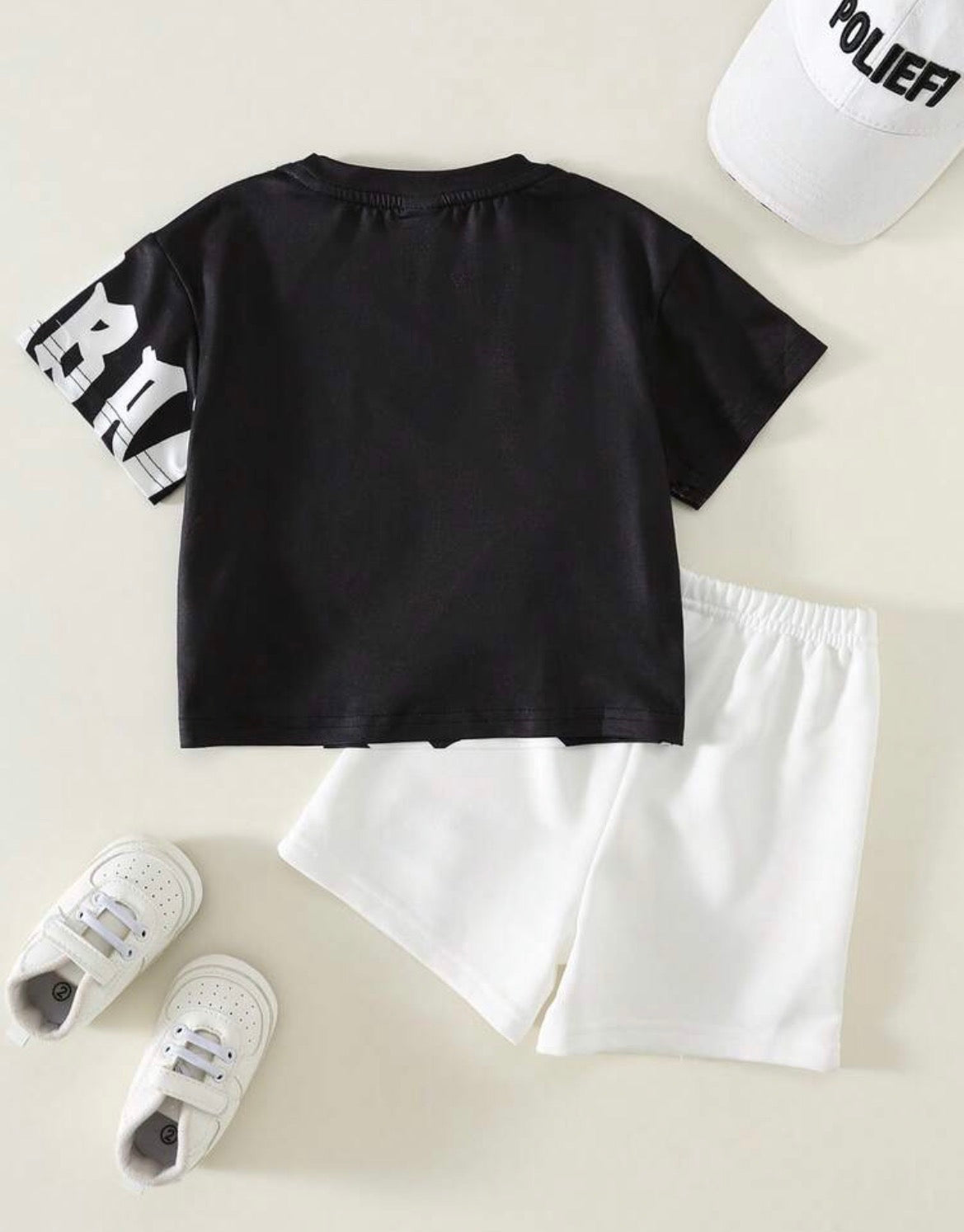 2pcs Baby Short Sleeve T-Shirt And Shorts Set
