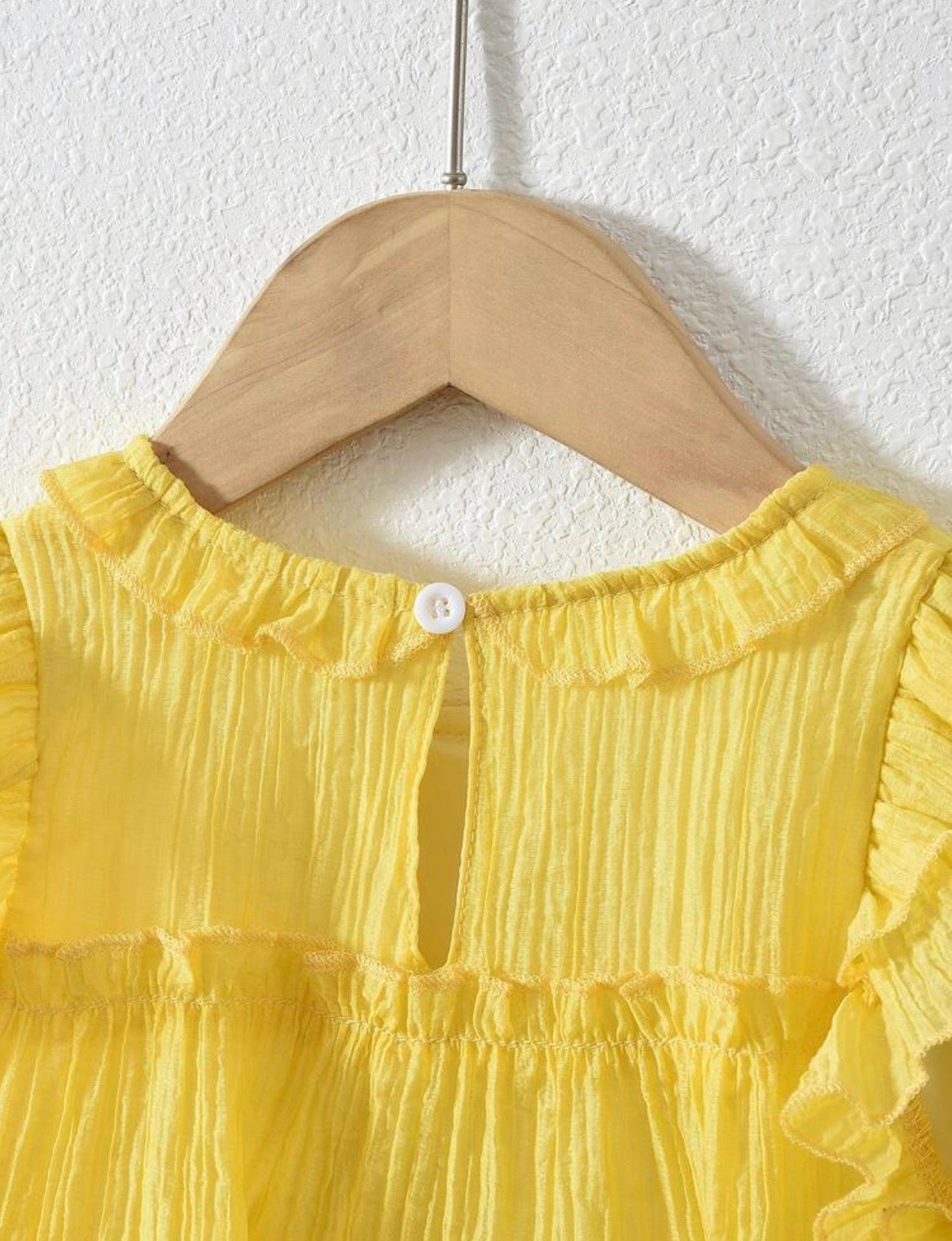 bear leader Layered Mesh Cap Sleeve Cute Bow Dress