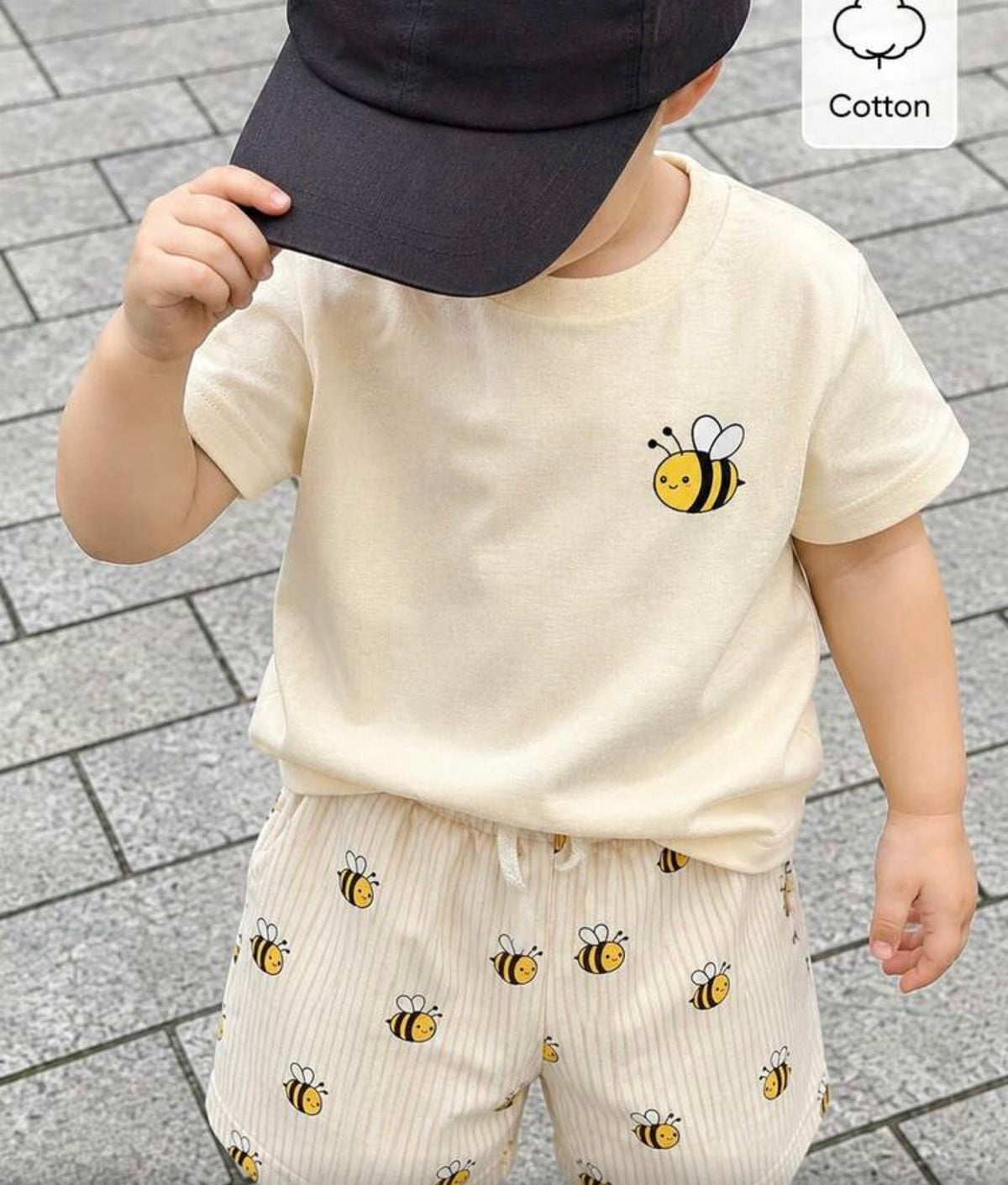 Boys 2pcs Short Sleeve T-Shirt And Shorts Set