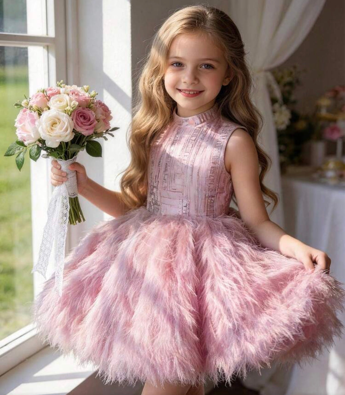 Sleeveless Elegant Party Dress Princess