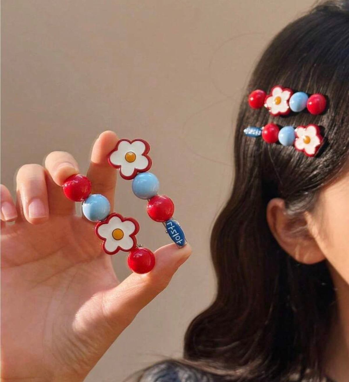 Sweet Cute Flower Hair Clips