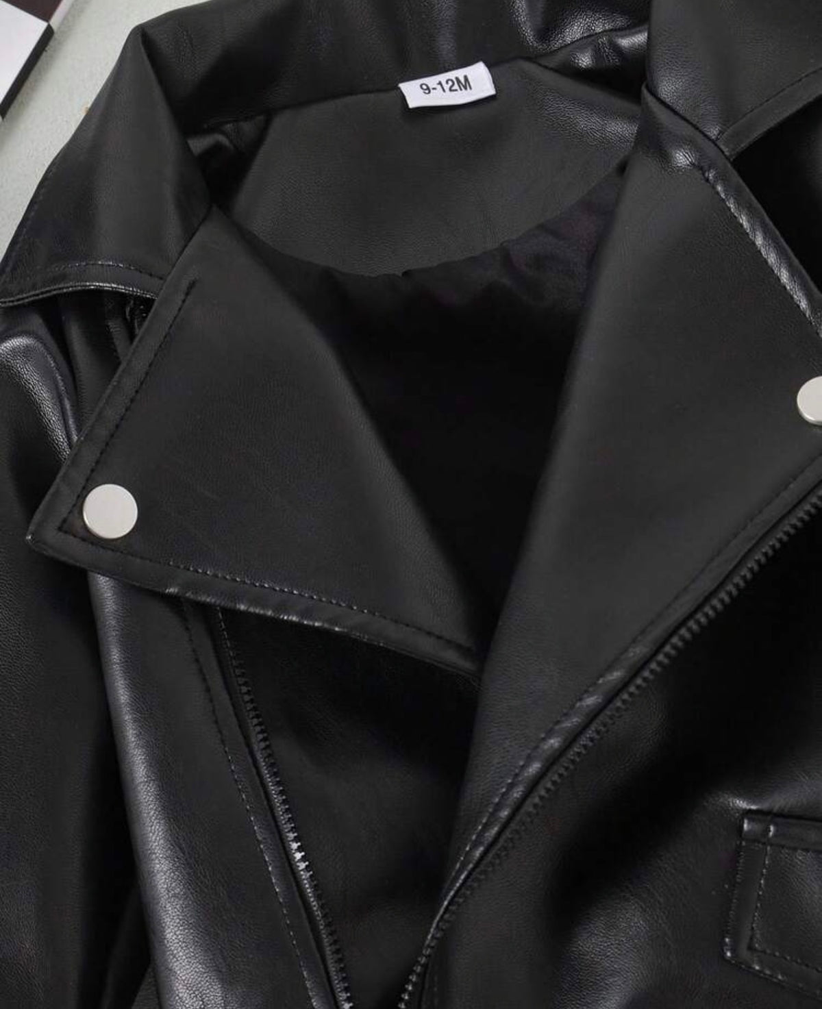 Autumn/Winter PU Leather Long Sleeve Jumpsuit,