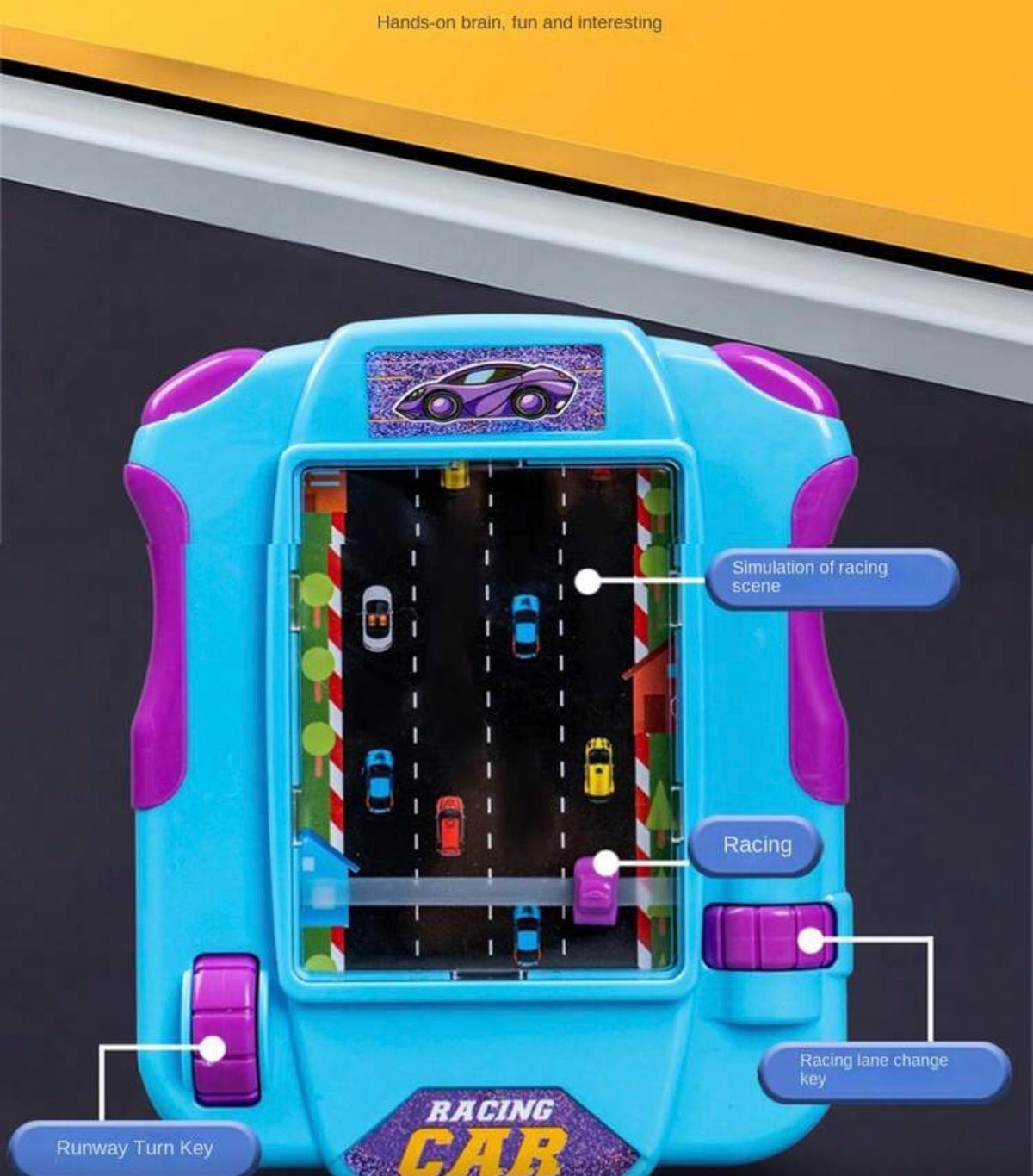 Children's Racing Game Console