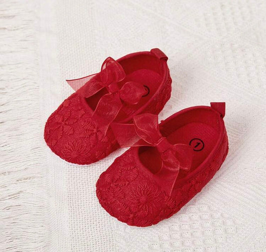 1 Pair Girls' Embroidered Lace Elastic Band