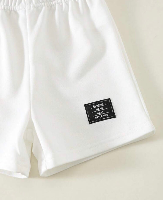 2pcs Baby Short Sleeve T-Shirt And Shorts Set