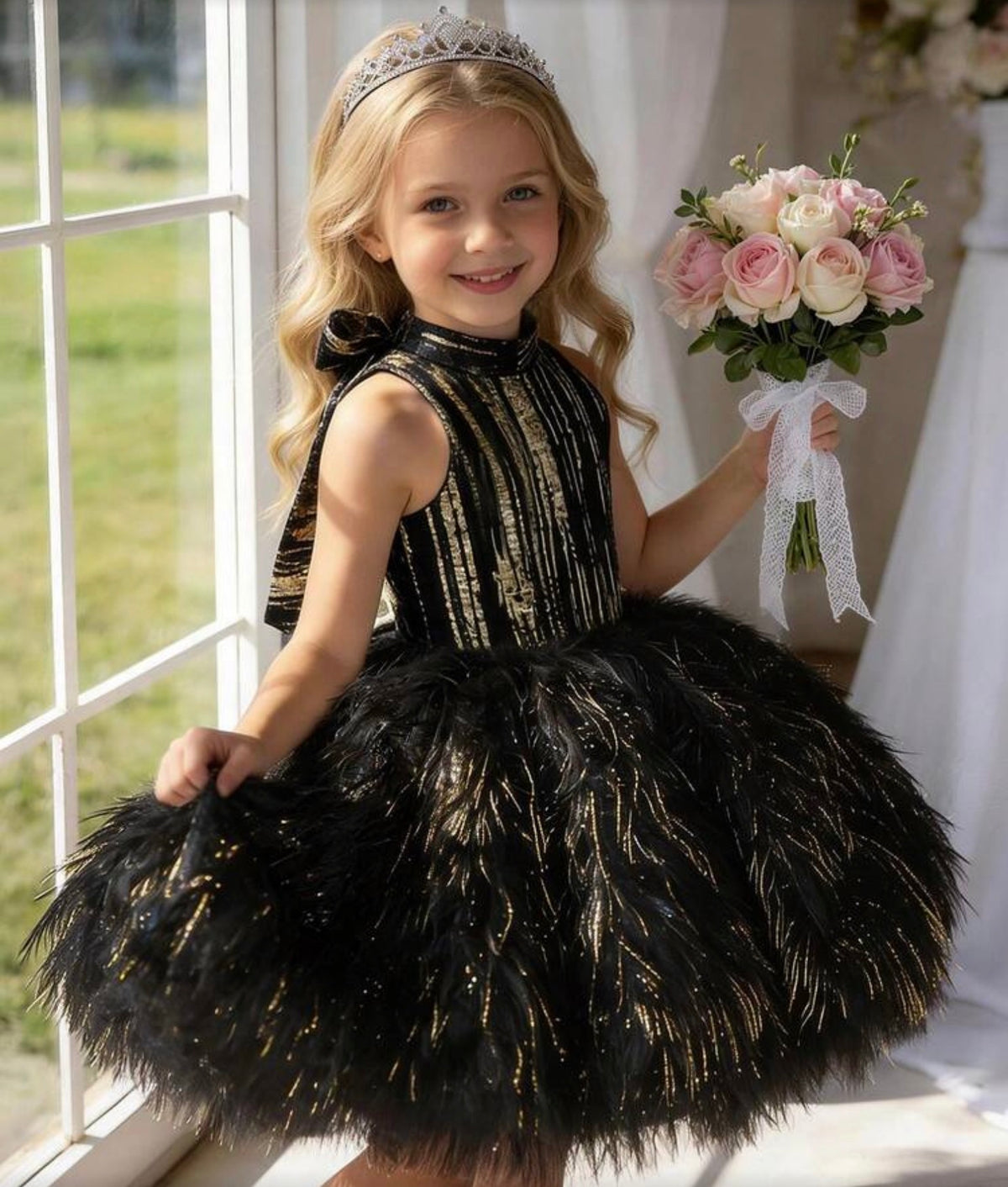 Sleeveless Elegant Party Dress Princess