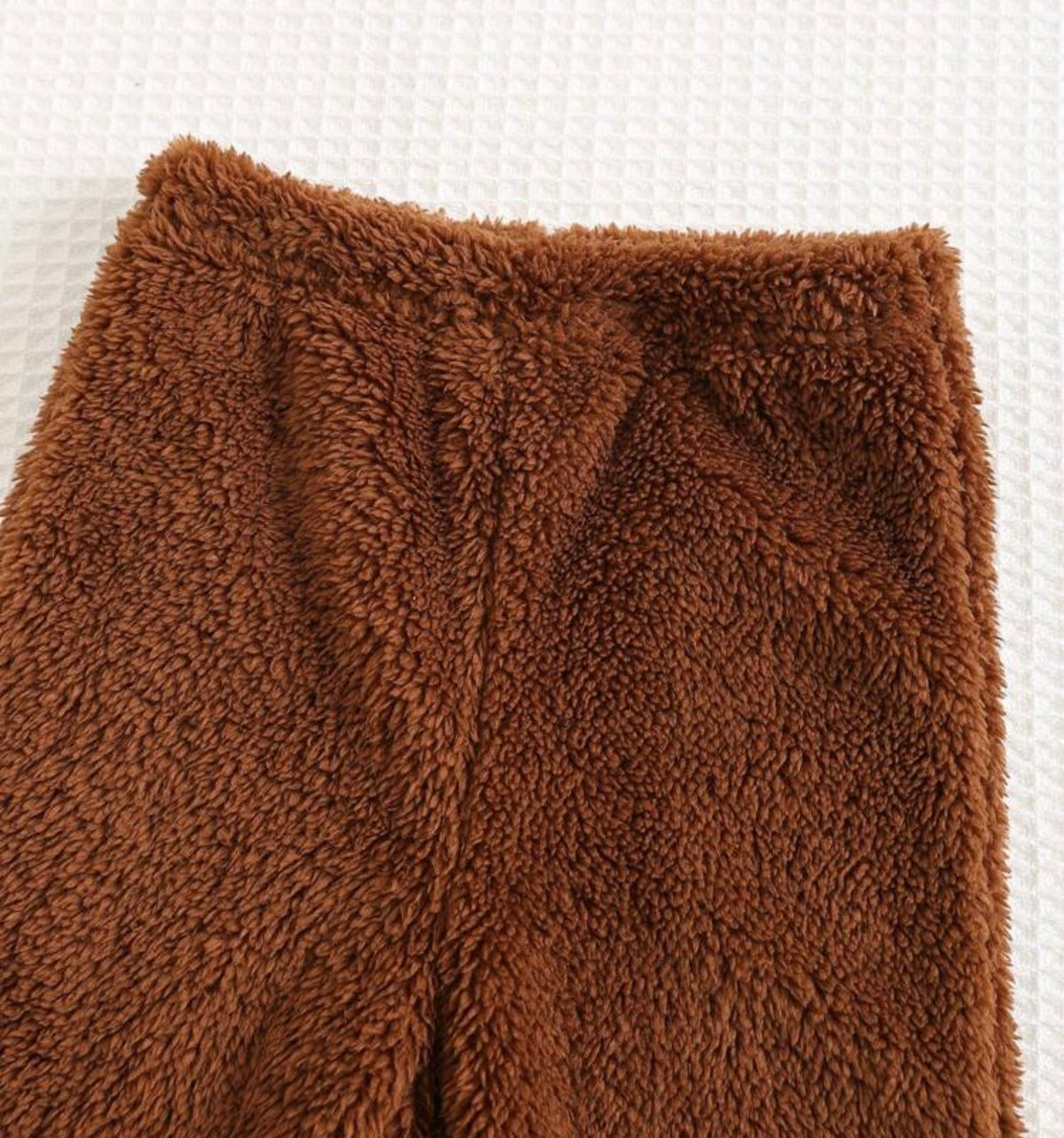 2pcs Cartoon Bear Graphic Crew Neck Pullover Sweatshirt And Pants Set