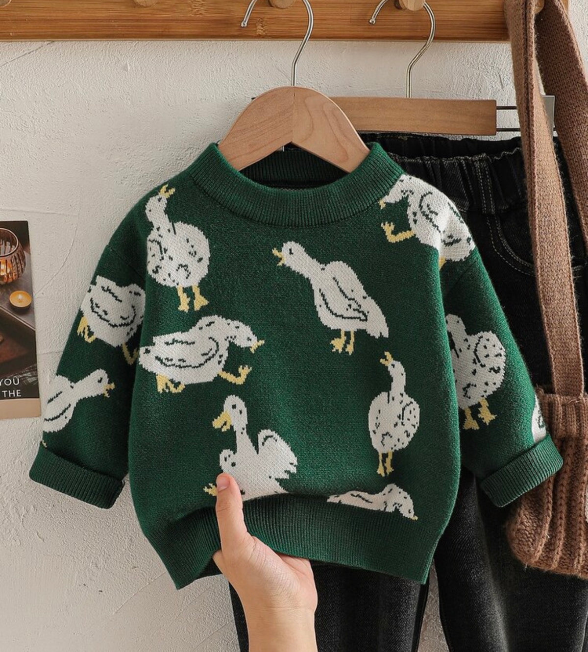Knitted Long Sleeve Sweater,