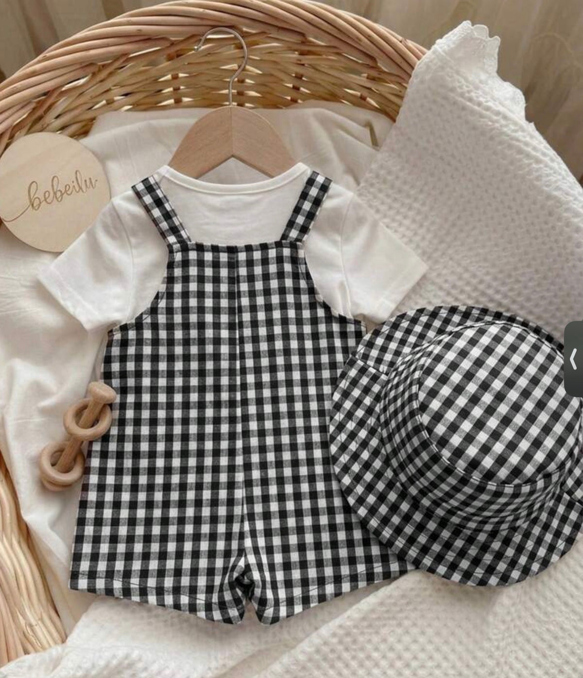 Baby Boy Patch Bear Patch Romper