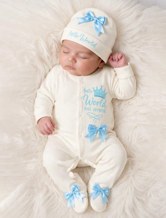 3D bow body suit with cap
