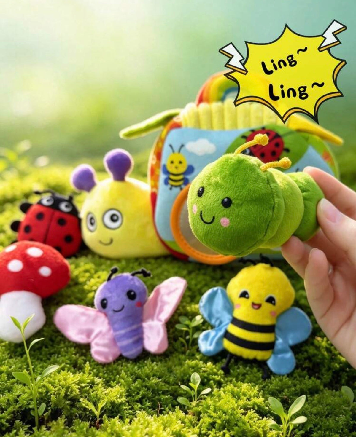 1pc Portable Plush Snail House Toy
