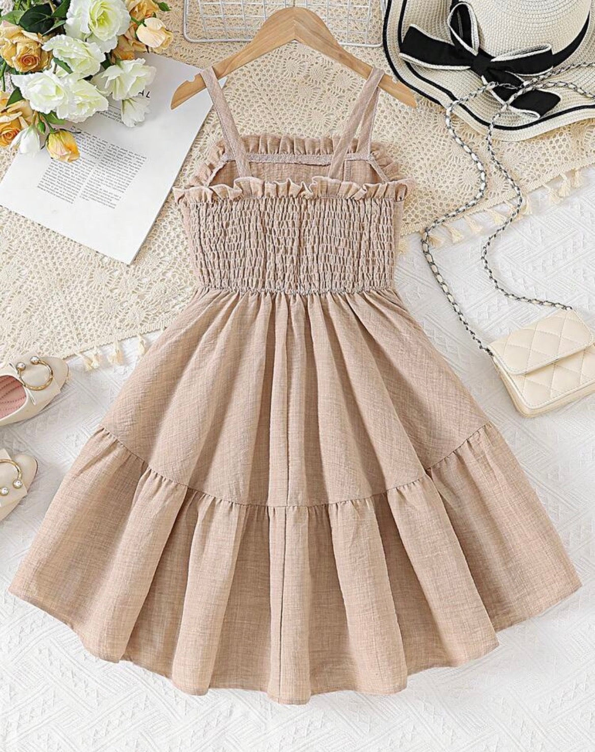 Jacquard Strap Dress