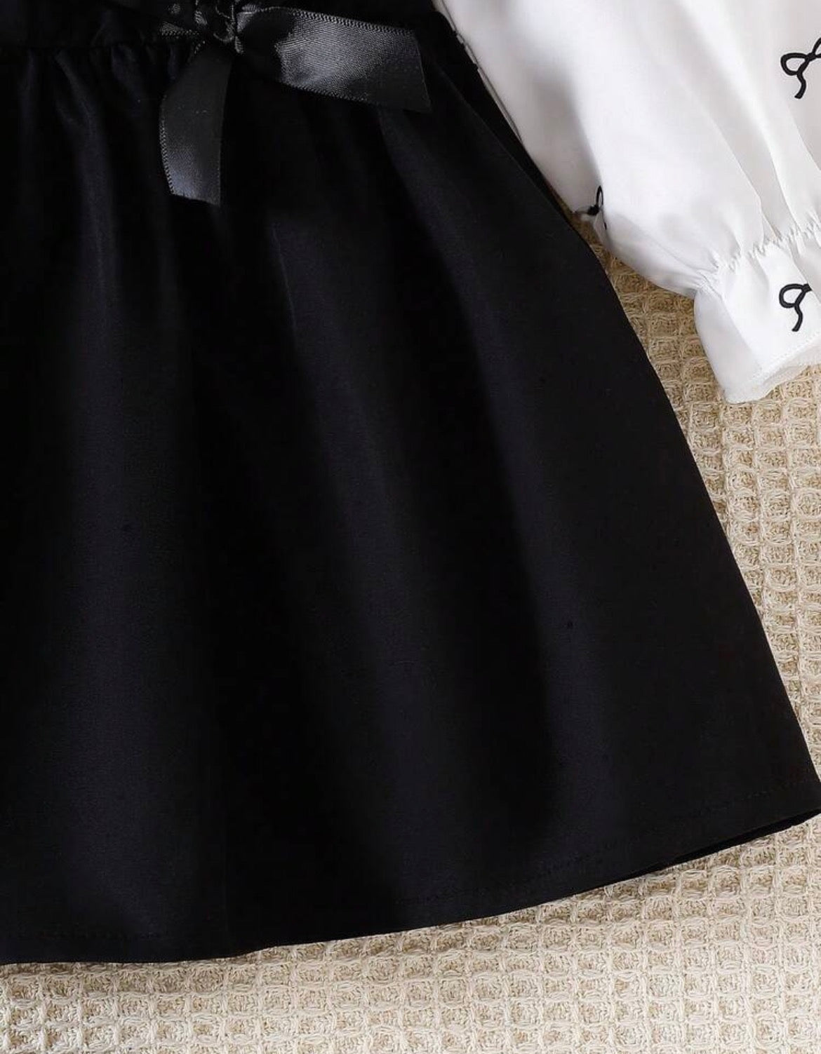 Collared Puff Sleeve 2 In 1 A-Line