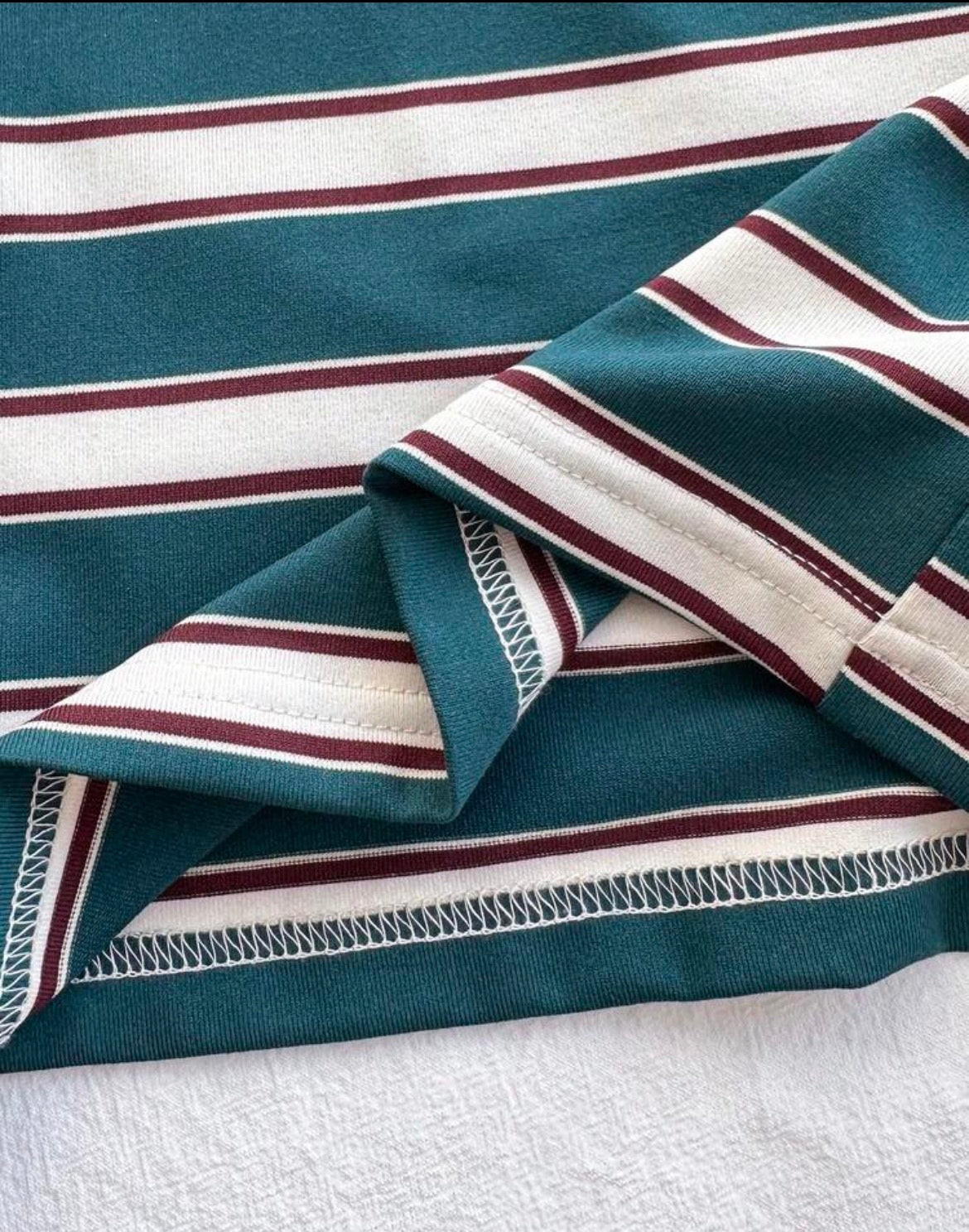 Baby Boy Blue White Stripe Outfit