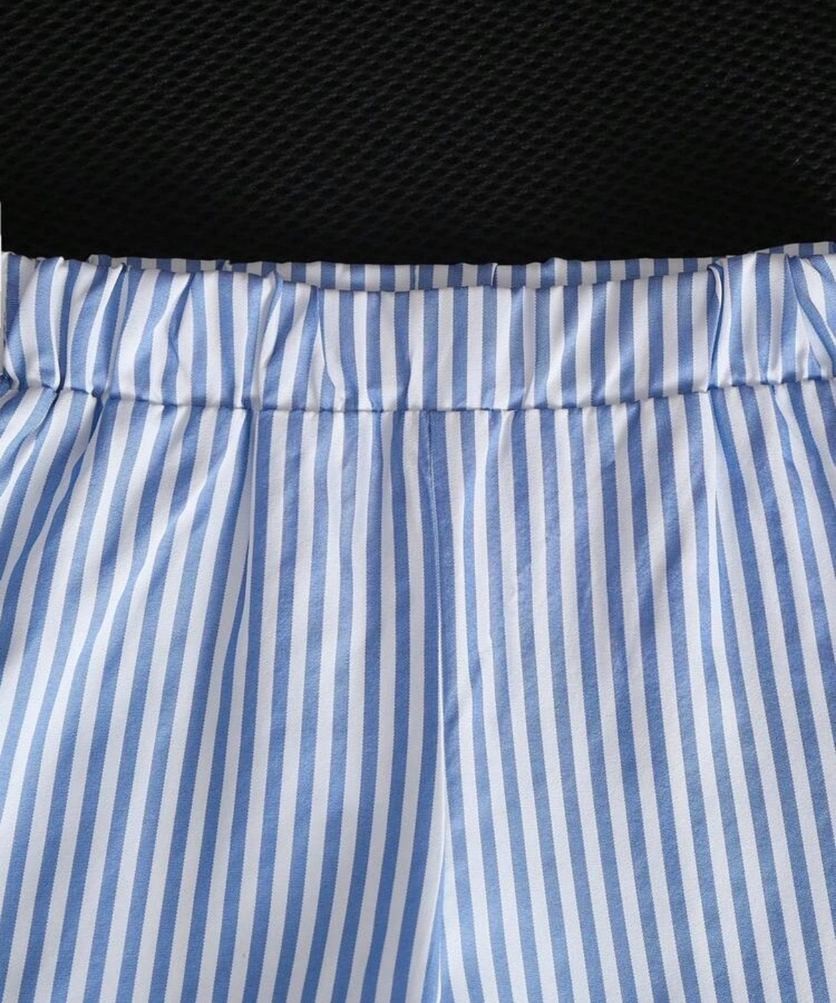 Striped bow T-shirt With Pant