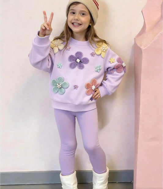 Sweatshirt And Leggings 2 Pieces Set