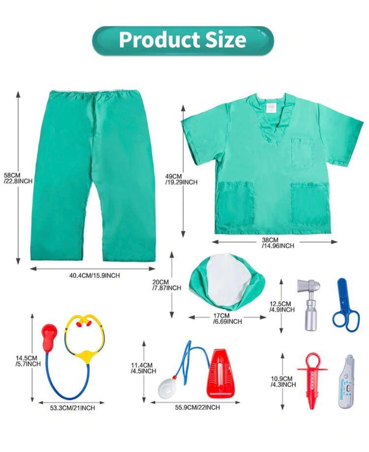 Doctor Role-Play Sets, Scrubs