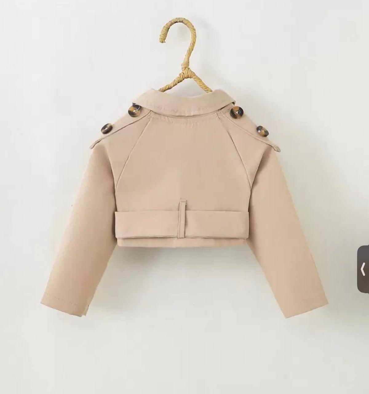 Double Breasted Buckle Detail Raglan Sleeve Belted Coat Fall