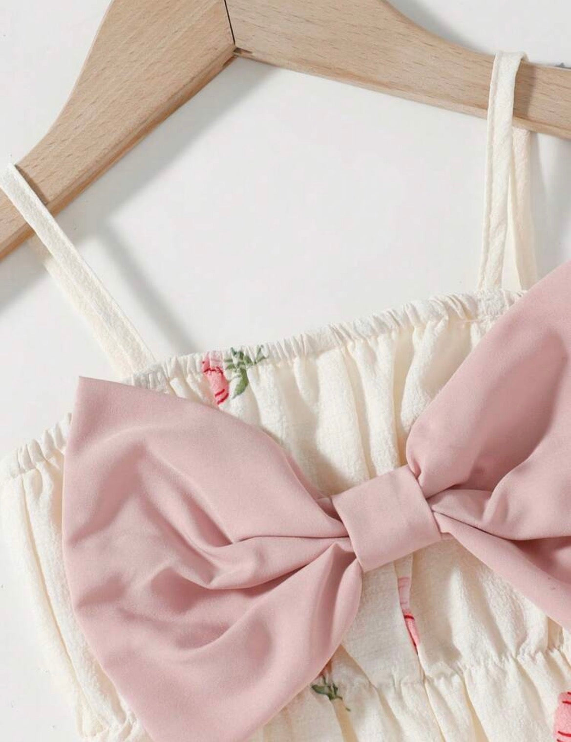 White Striped Romper
