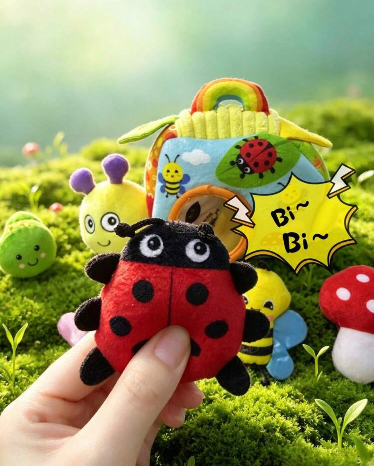 1pc Portable Plush Snail House Toy