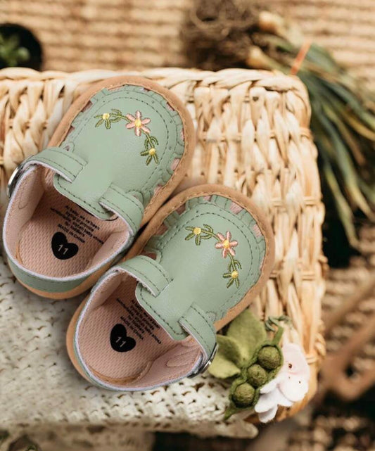 Embroidered Sandals