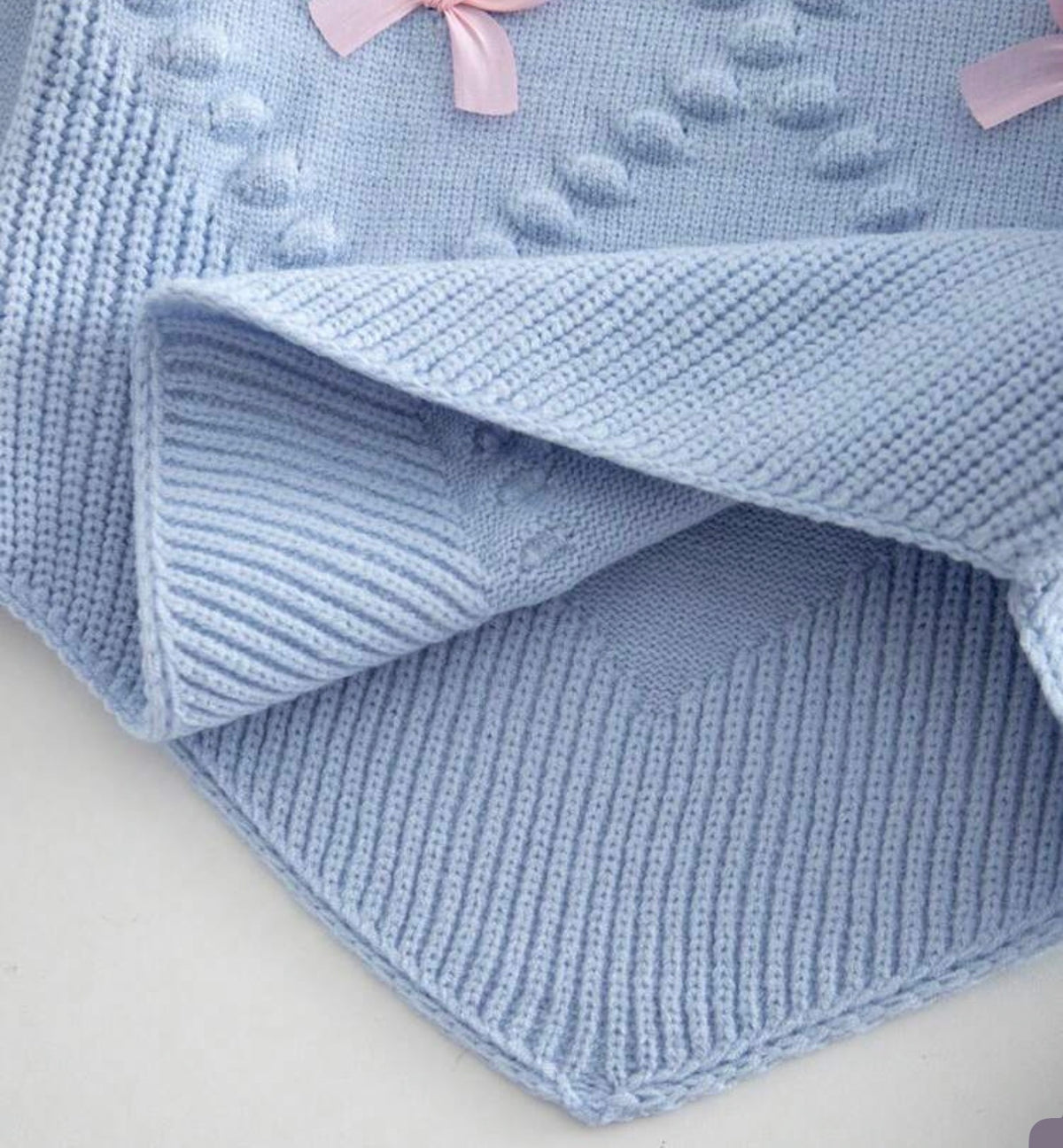 Sweater Floral And Bow Autumn