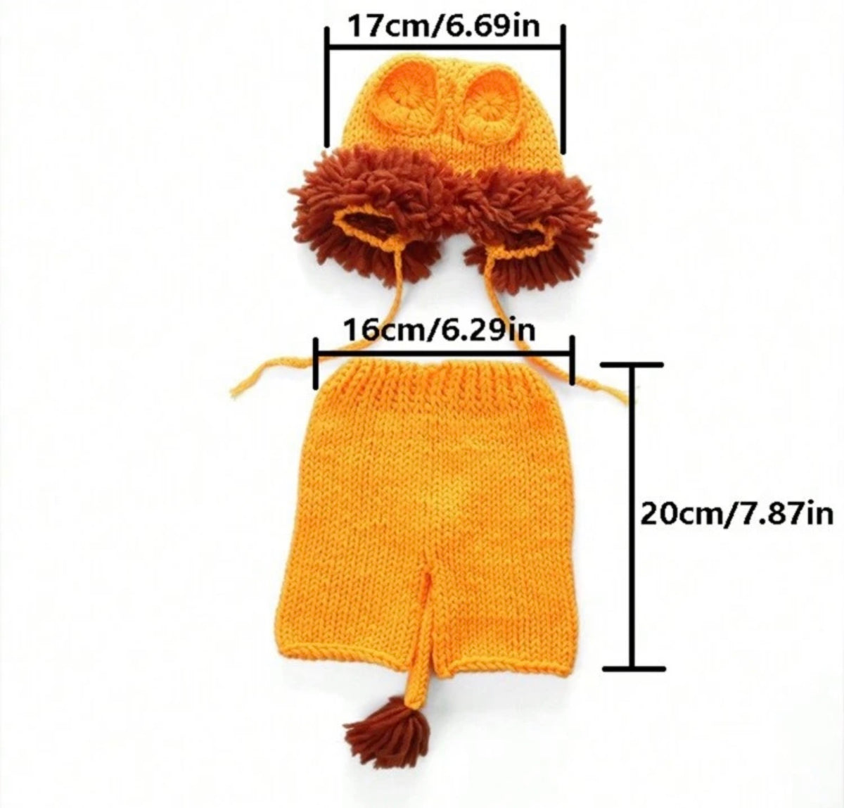 Yellow Little Lion Photography Cartoon Commemorative Clothes