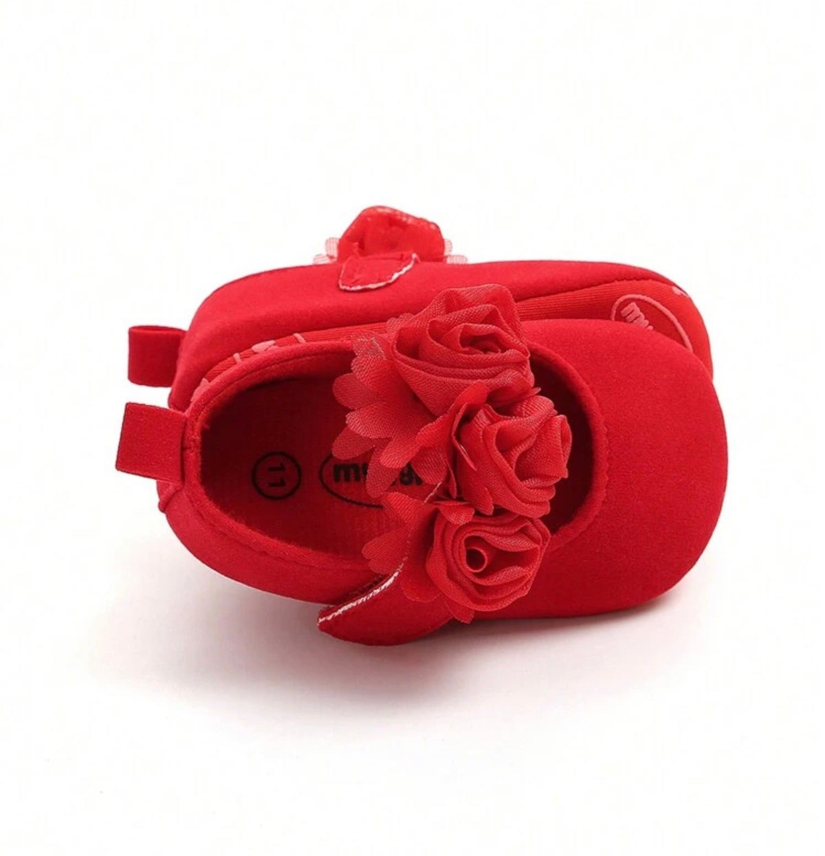 Christmas Mary Jane Flats, Bow Flower Princess Shoes