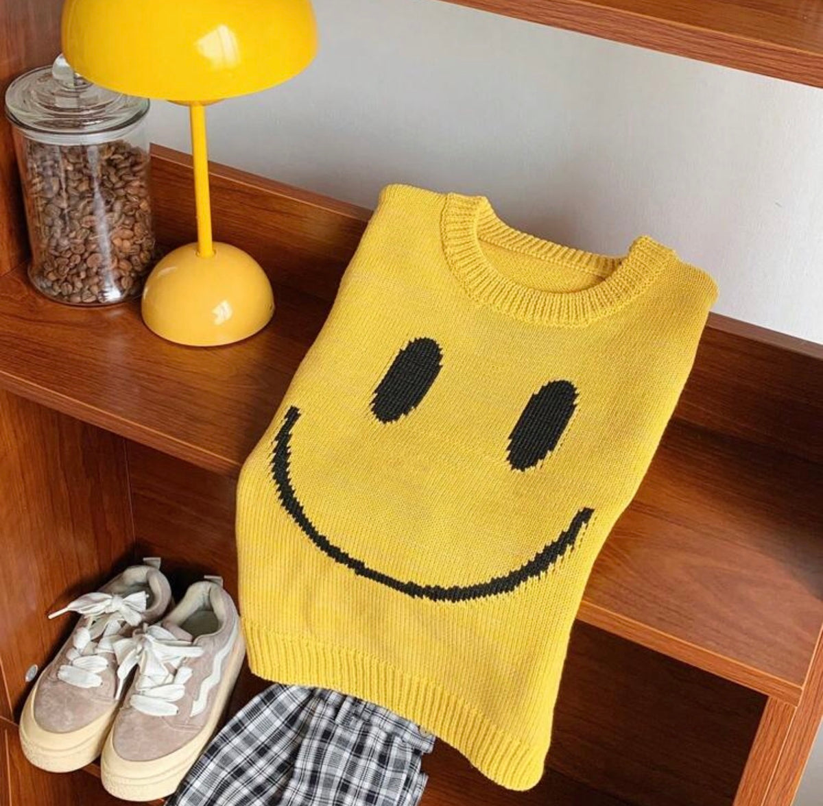 Autumn/Winter Yellow Baby Sweater Knitted Baby Sweater Fall