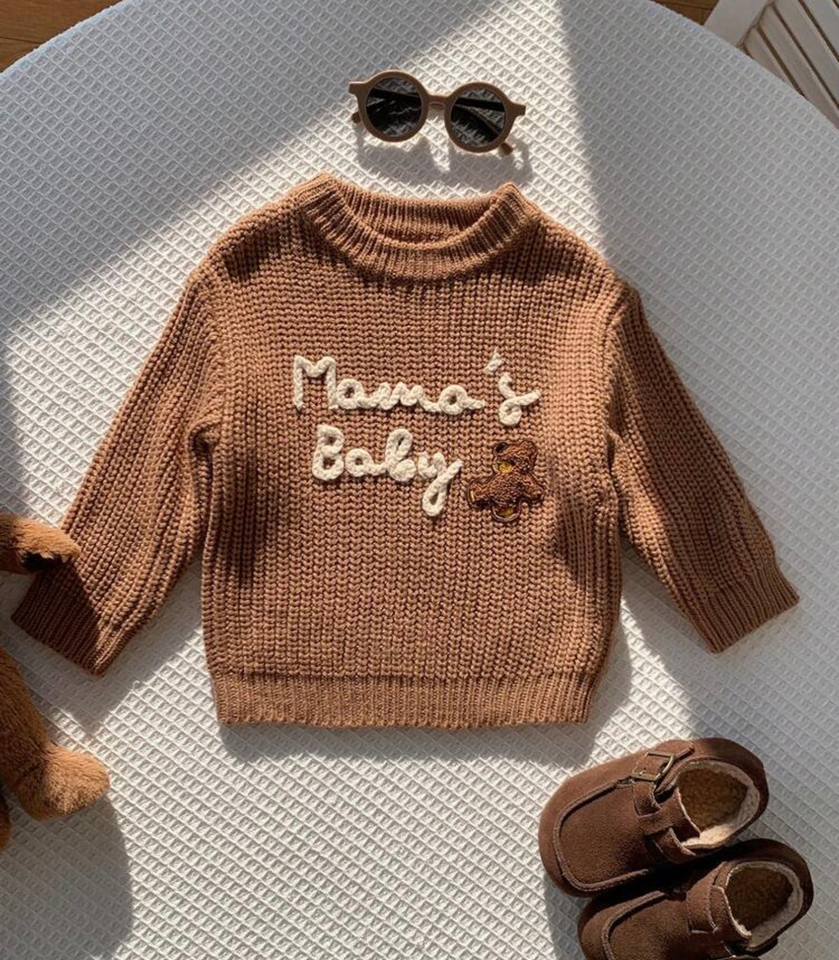 Autumn Crew Neck Pullover Sweater Fall Clothes