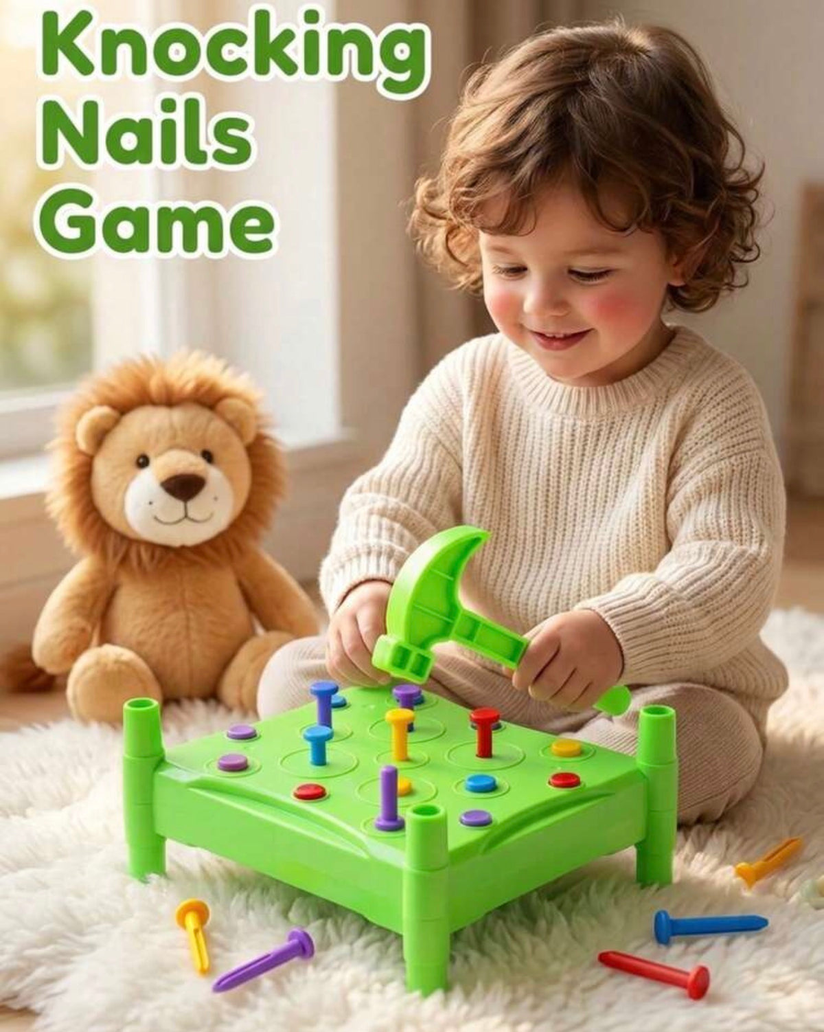 Nail Hammer Game, Exercise Hand Strength, Strength Training,