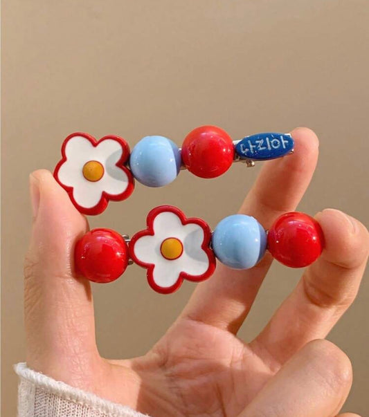Sweet Cute Flower Hair Clips